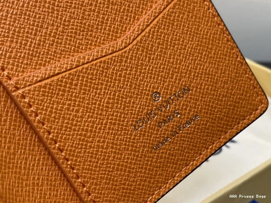 AAA Pruses Bags Organizer-7.5*11.1*1 cm VUITTON LOUIS Pocket 0802